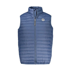 North Sails Blue Polyamide Men Jacket - Vests