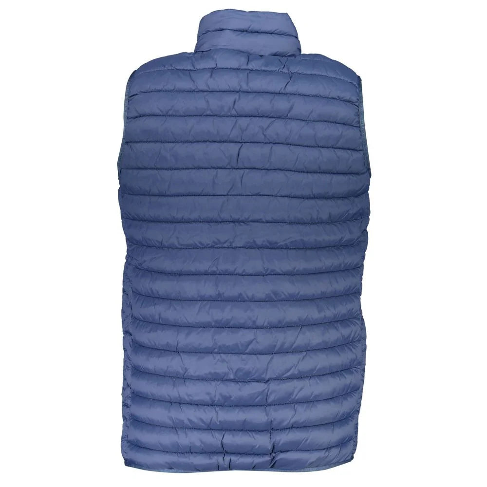 North Sails Blue Polyamide Men Jacket - Vests