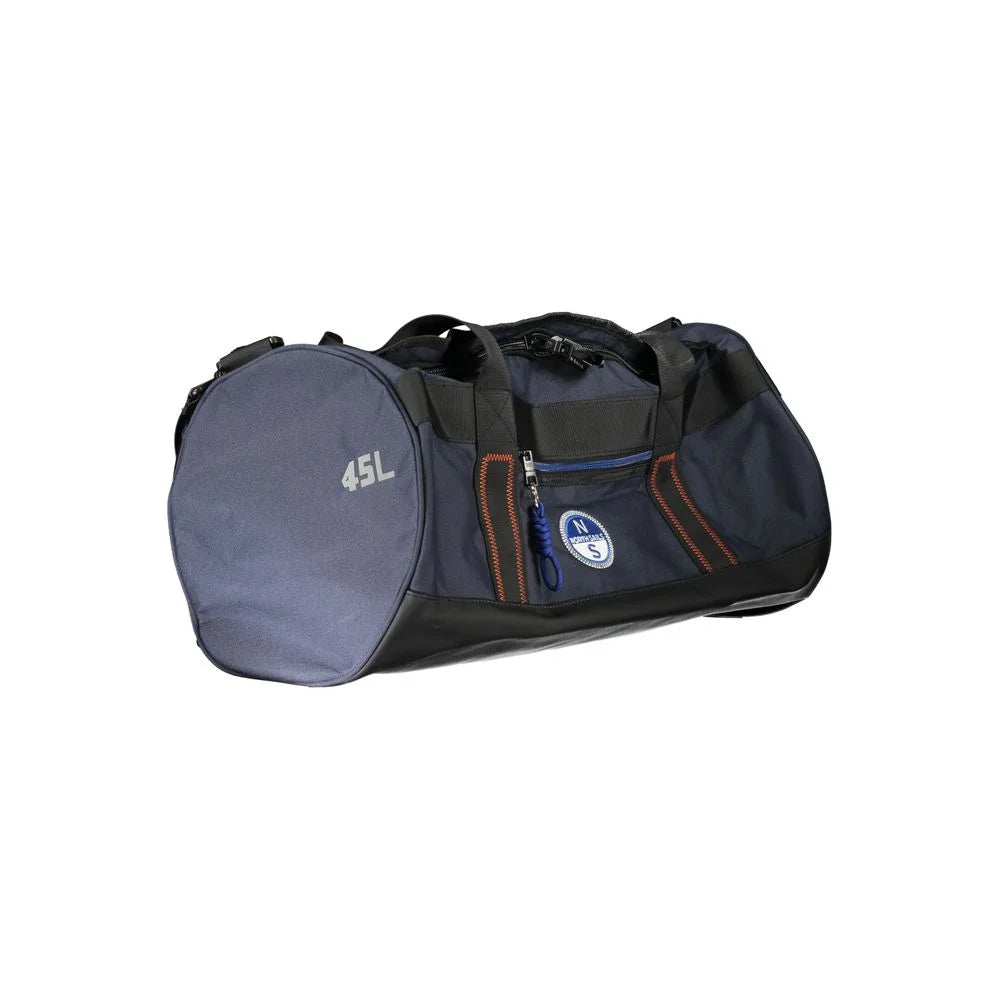 North Sails Blue Polyester Handbag - Duffel Bags