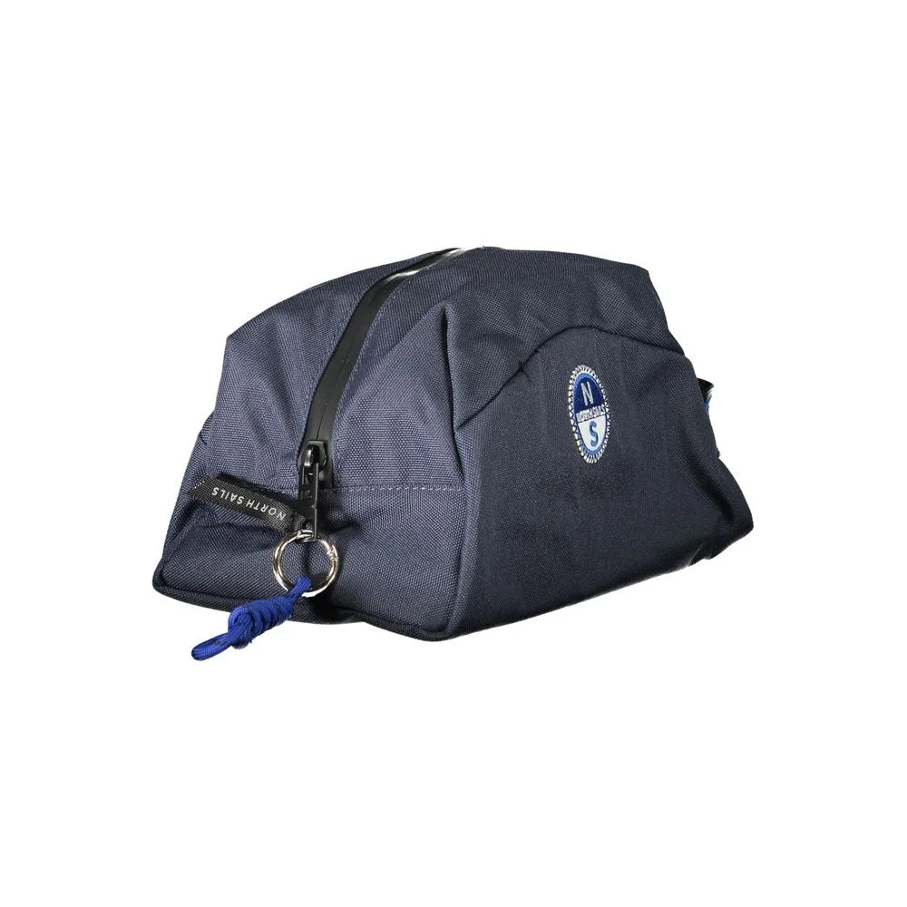 North Sails Blue Polyester Men Beauty Case - Toiletry Bags