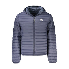 North Sails Blue Polyester Men Jacket - Puffer Jackets