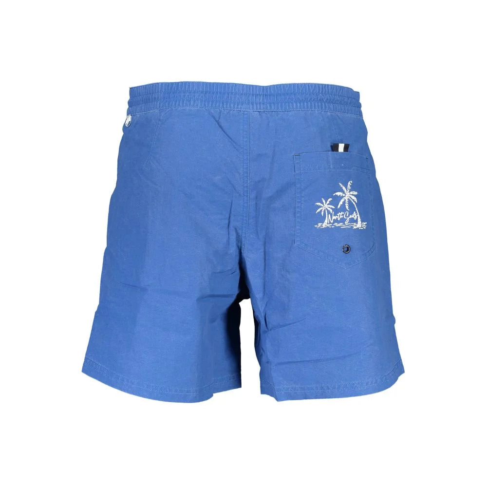 North Sails Blue Polyester Swimwear - Boardshorts