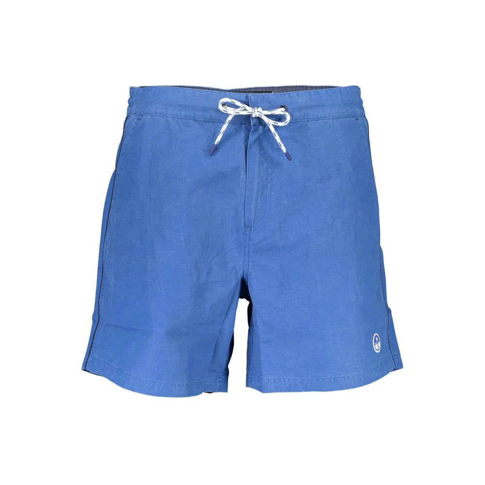 North Sails Blue Polyester Swimwear - Boardshorts