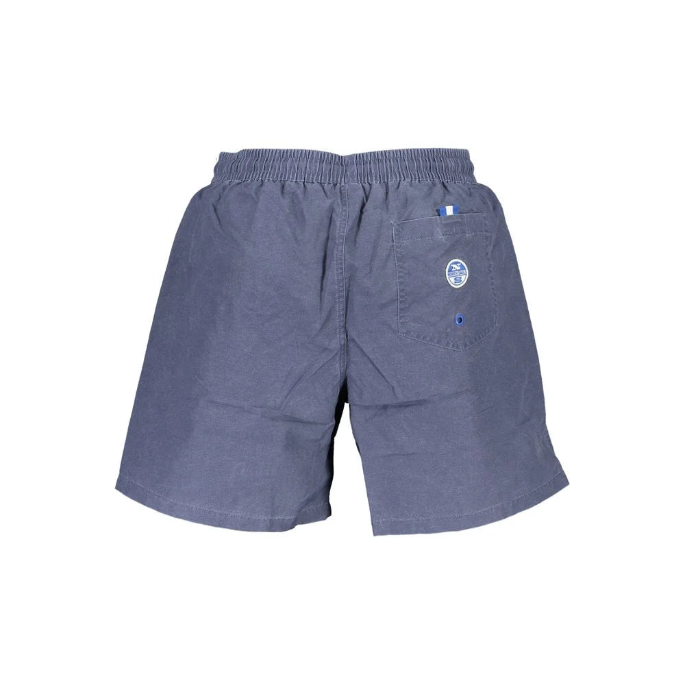 North Sails Blue Polyester Swimwear - Swim Boxers
