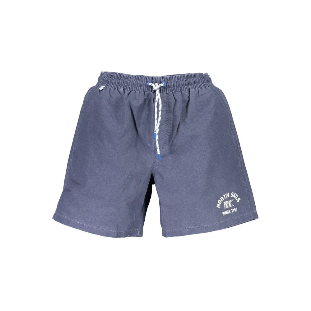 North Sails Blue Polyester Swimwear - Swim Boxers