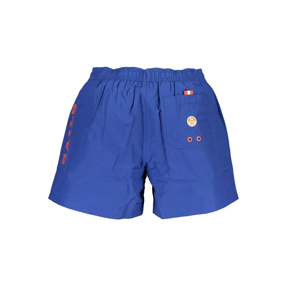 North Sails Blue Polyester Swimwear - Swim Boxers