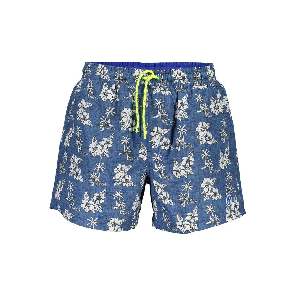 North Sails Blue Polyester Swimwear - Swim Boxers