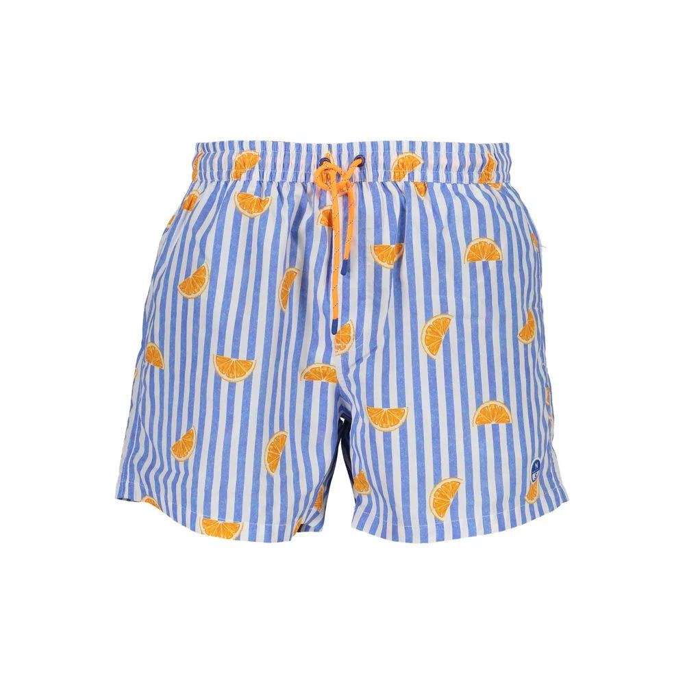North Sails Blue Polyester Swimwear - Swim Boxers