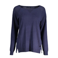 North Sails Blue Viscose Women Sweater - S