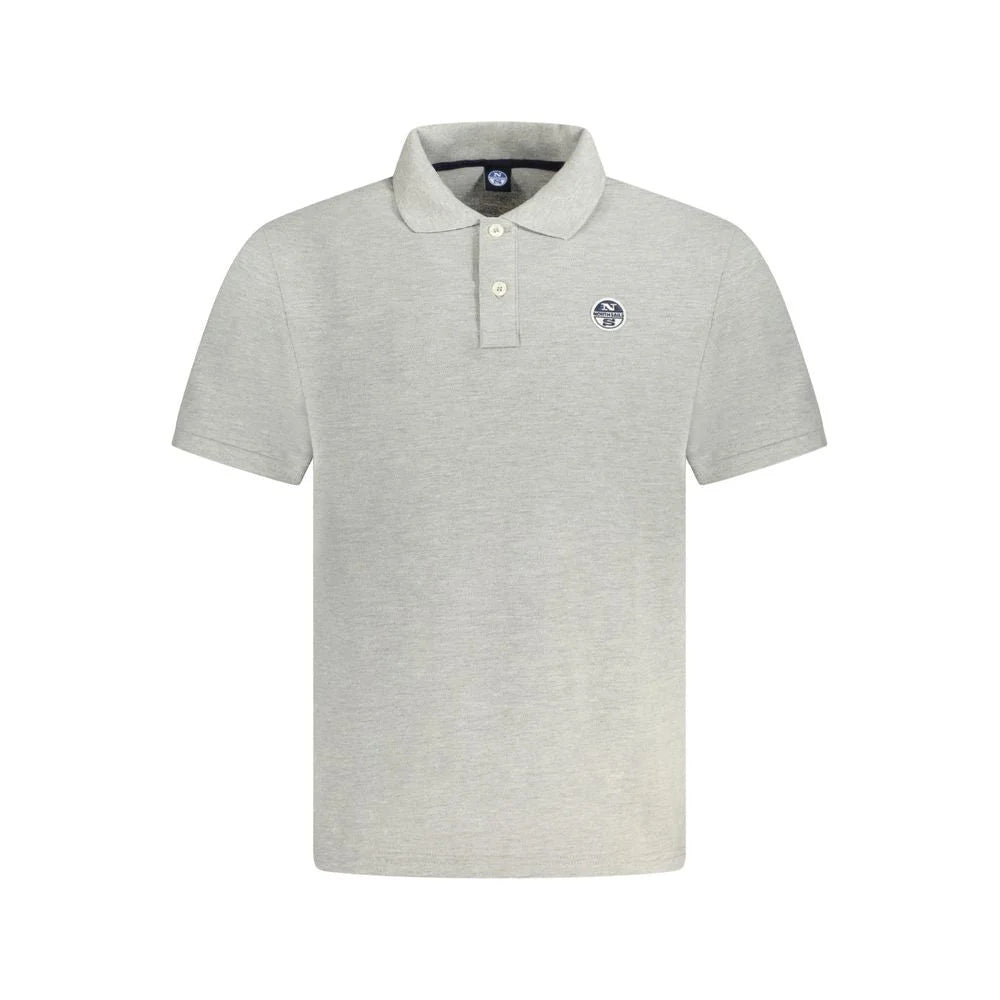 North Sails Brown Cotton Men Polo Shirt - Polos