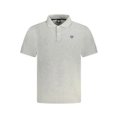 North Sails Brown Cotton Men Polo Shirt - Polos
