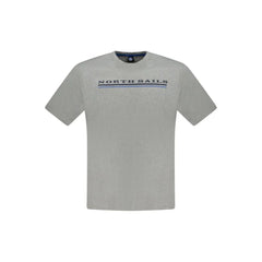 North Sails Brown Cotton Men T-Shirt