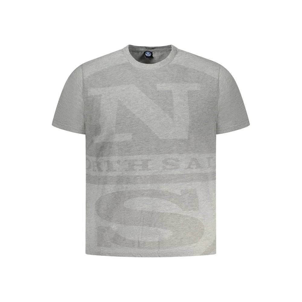 North Sails Brown Cotton Men T-Shirt