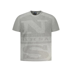 North Sails Brown Cotton Men T-Shirt