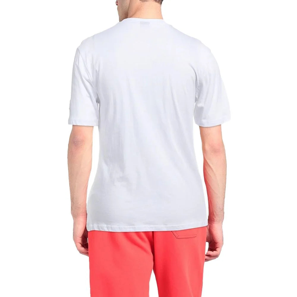 North Sails Elegant White Cotton Logo Tee - T-Shirts