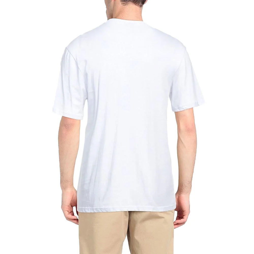 North Sails Elegant White Cotton Tee with Chest Print - T-Shirts