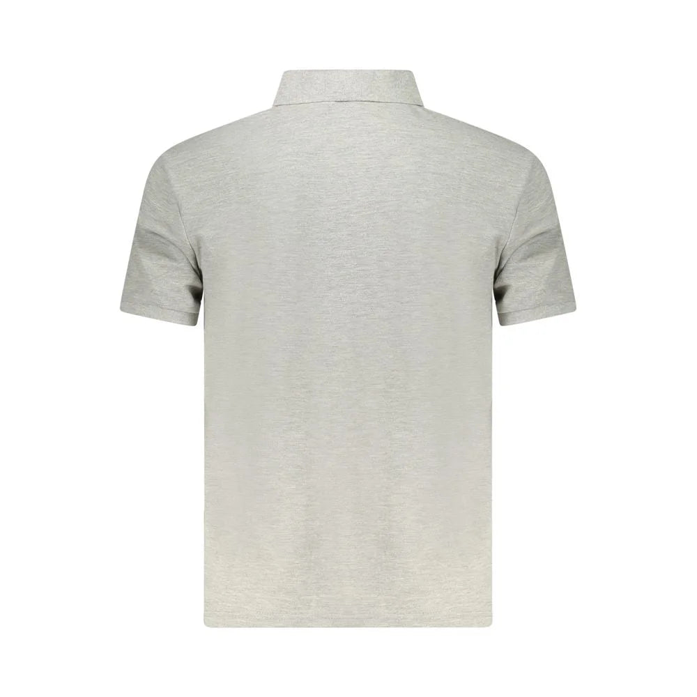North Sails Gray Cotton Men Polo Shirt - Polos