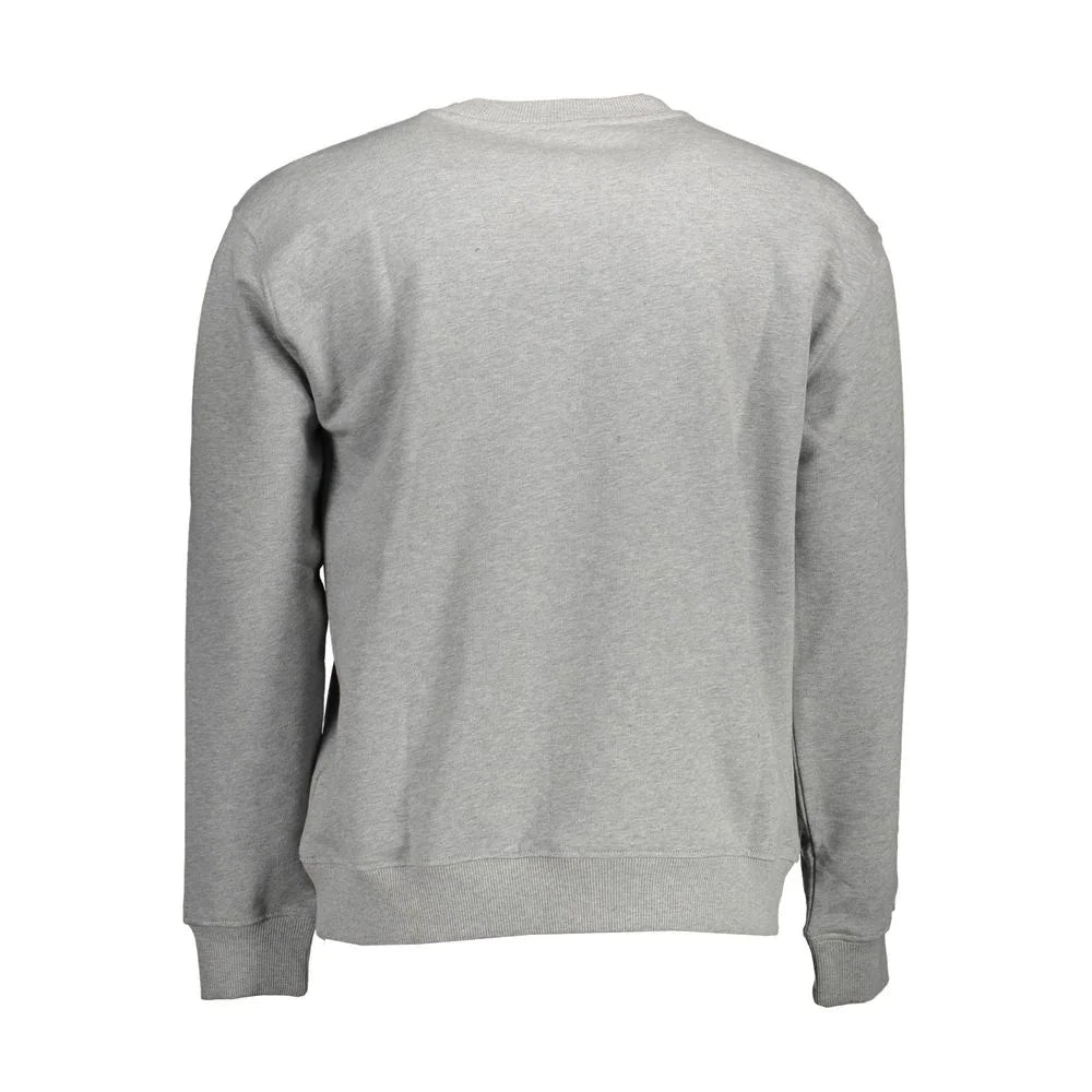 North Sails Gray Cotton Men Sweater - Sweatshirts