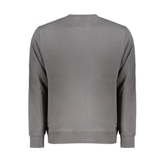 North Sails Gray Cotton Men Sweater - Sweatshirts