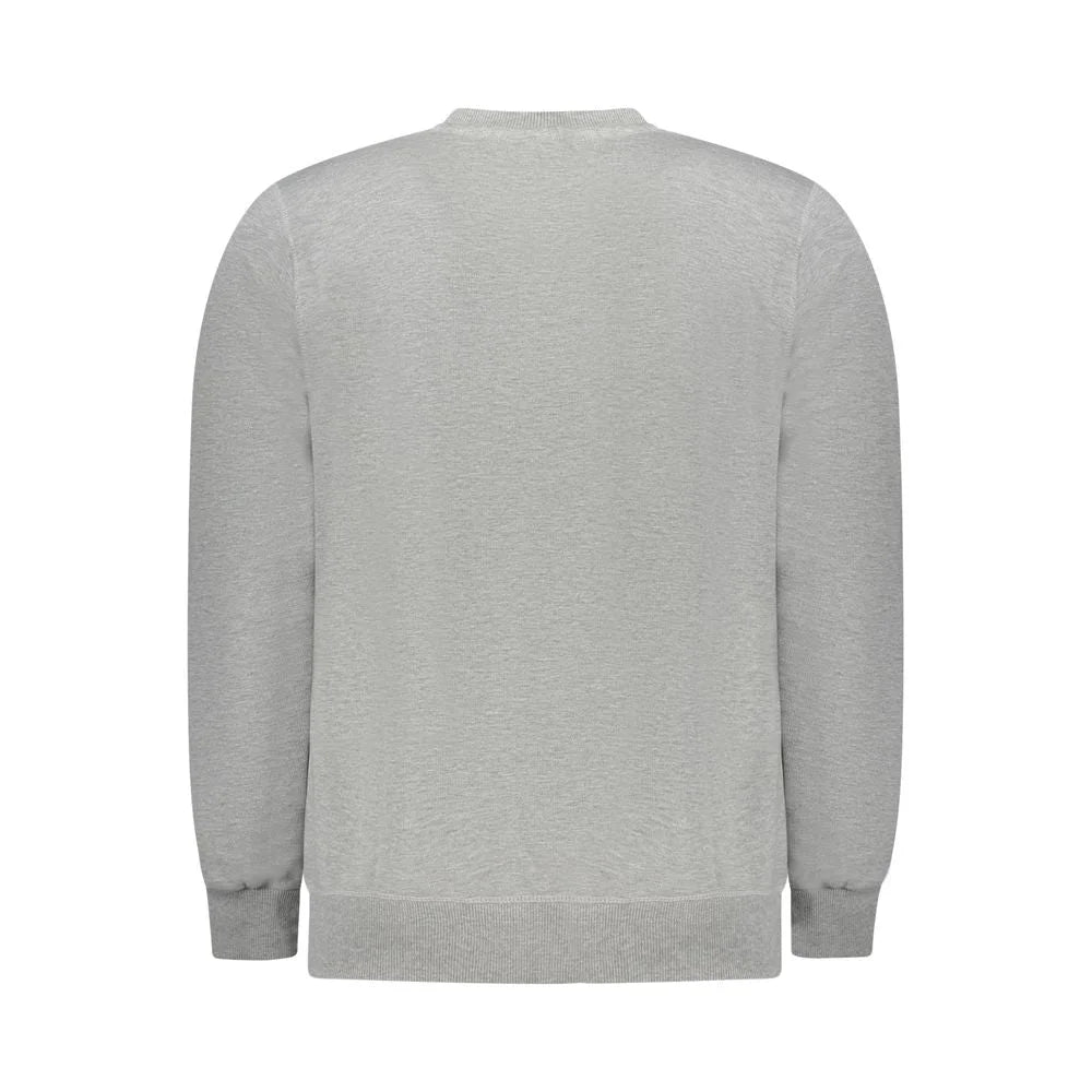 North Sails Gray Cotton Men Sweater - Sweatshirts