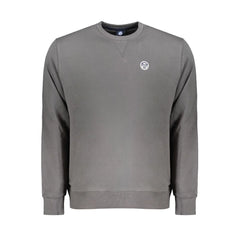North Sails Gray Cotton Men Sweater - Sweatshirts