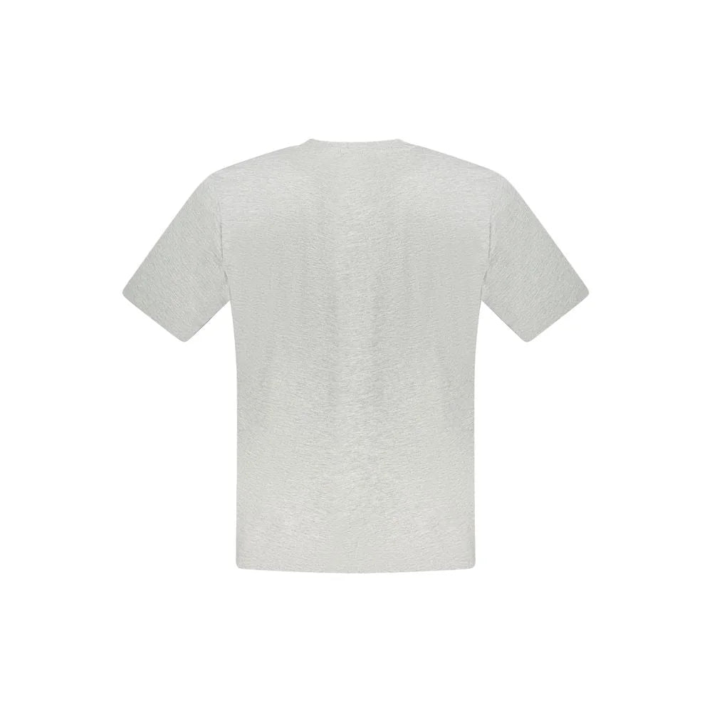 North Sails Gray Cotton Men T-Shirt