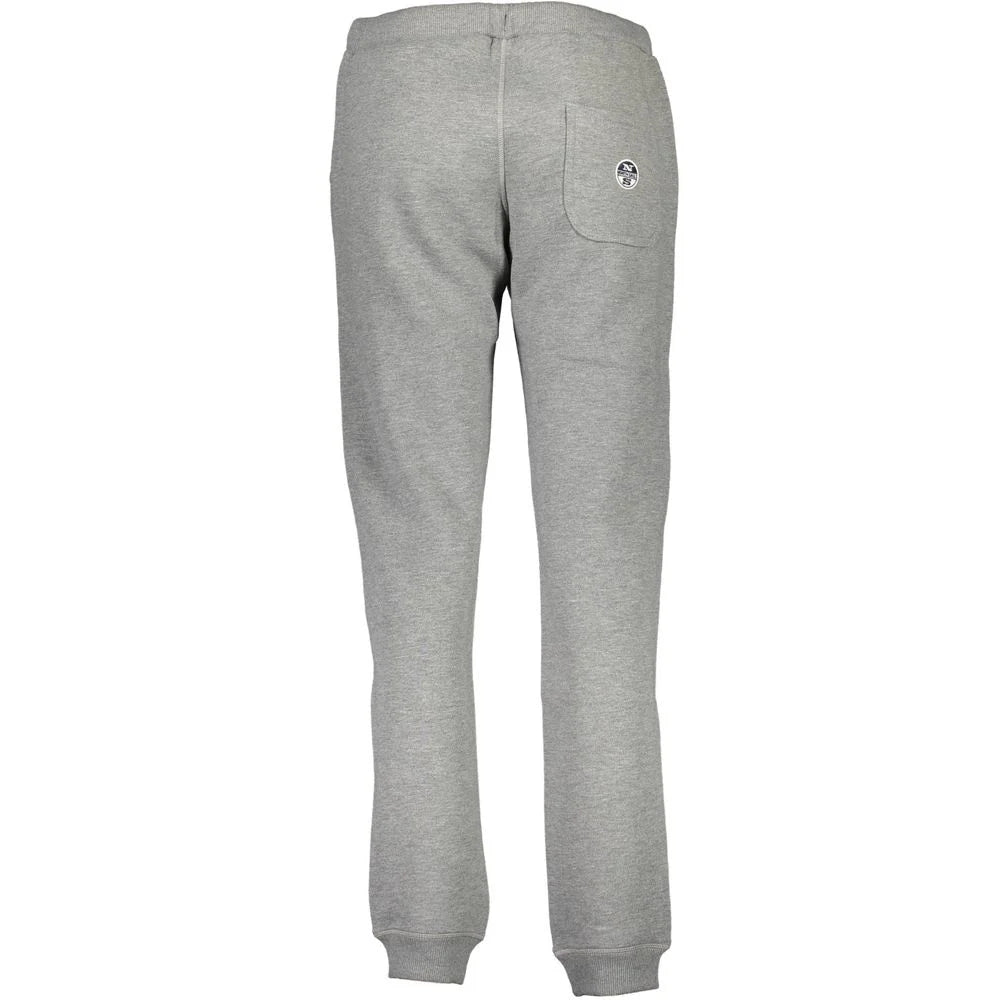 North Sails Gray Cotton Pant - Joggers