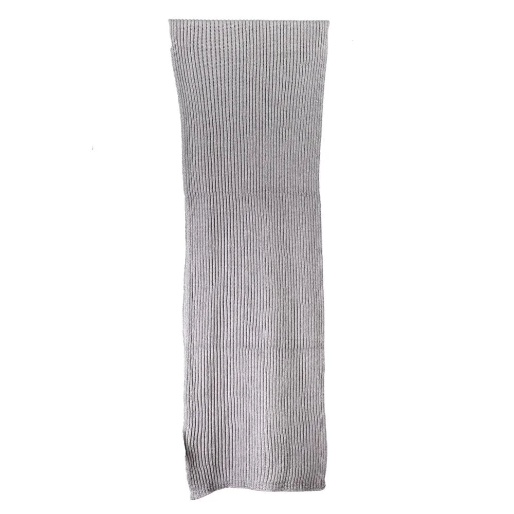 North Sails Gray Cotton Scarf - Scarves & Shawls