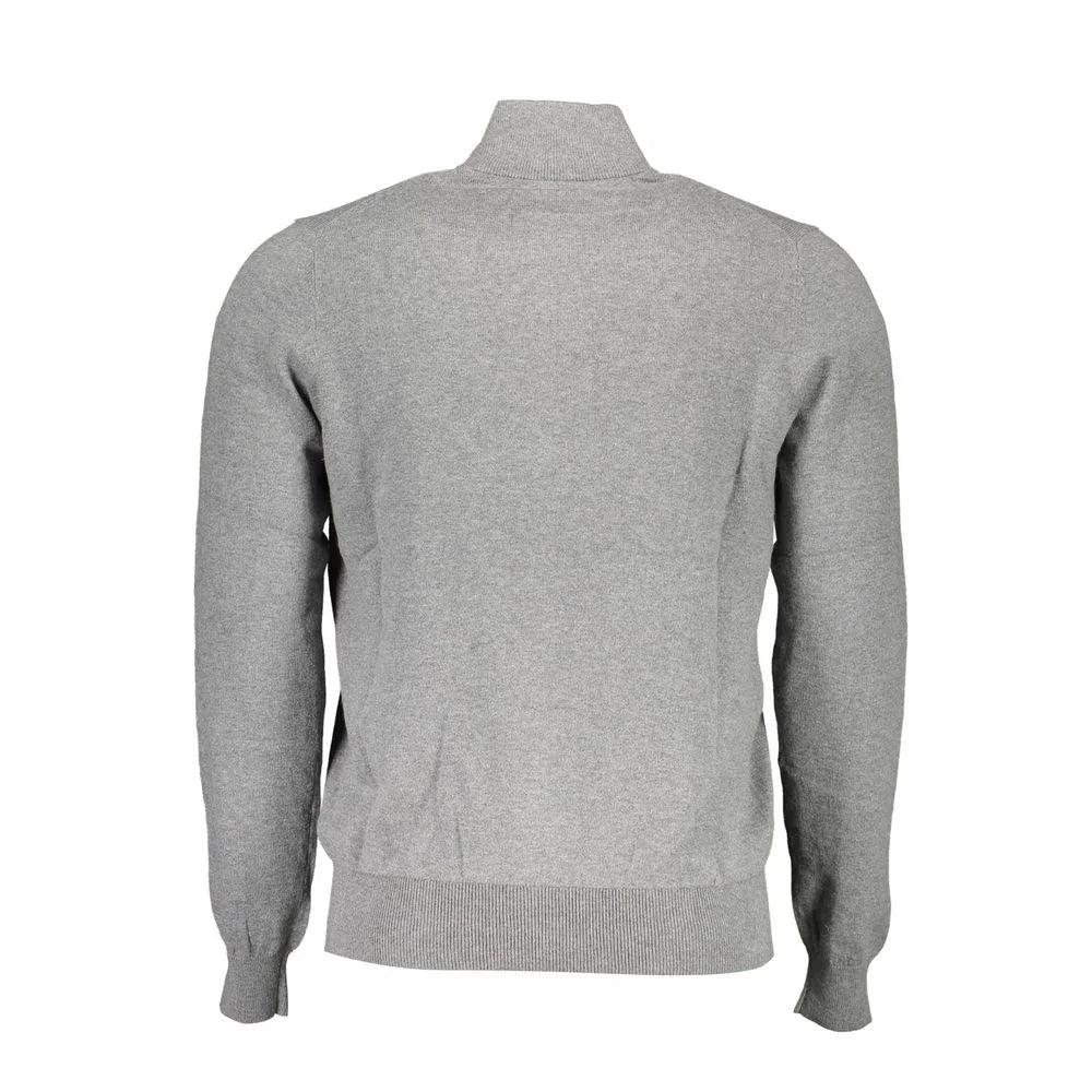 North Sails Gray Cotton Sweater - Cardigans