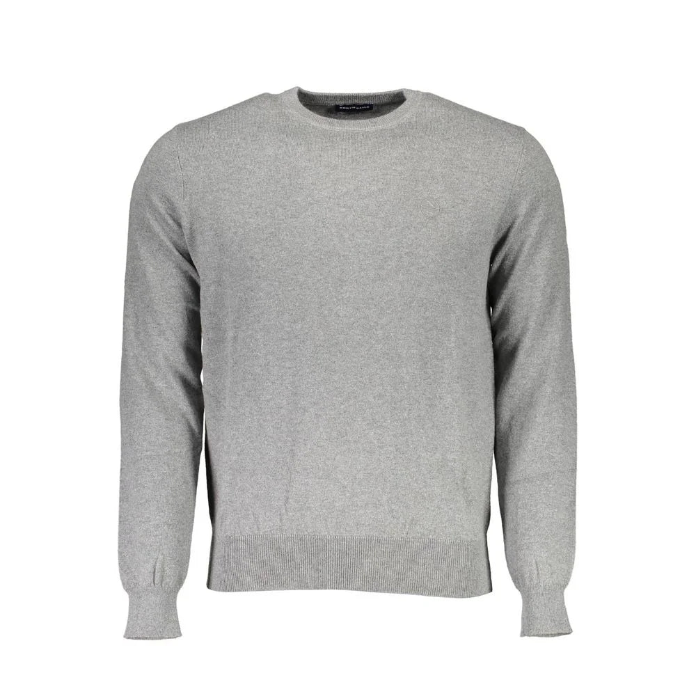 North Sails Gray Cotton Sweater - Sweaters