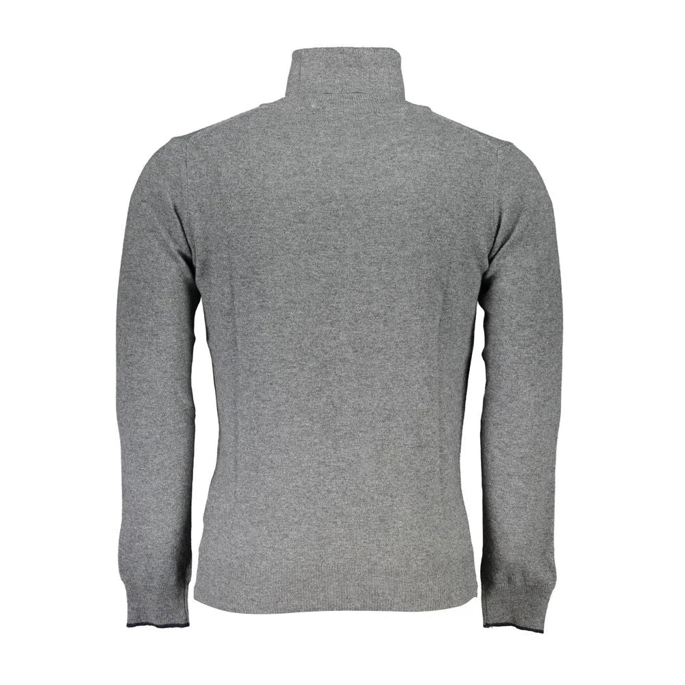 North Sails Gray Fabric Sweater - Sweaters
