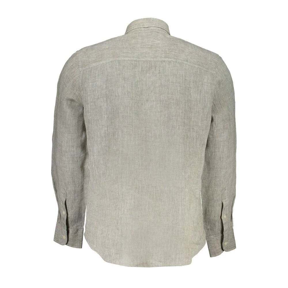 North Sails Gray Linen Shirt - Shirts