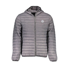 North Sails Gray Polyamide Men Jacket - Puffer Jackets