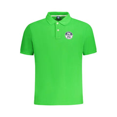 North Sails Green Cotton Men Polo Shirt - Polos