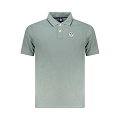 North Sails Green Cotton Men Polo Shirt - XL - Polos