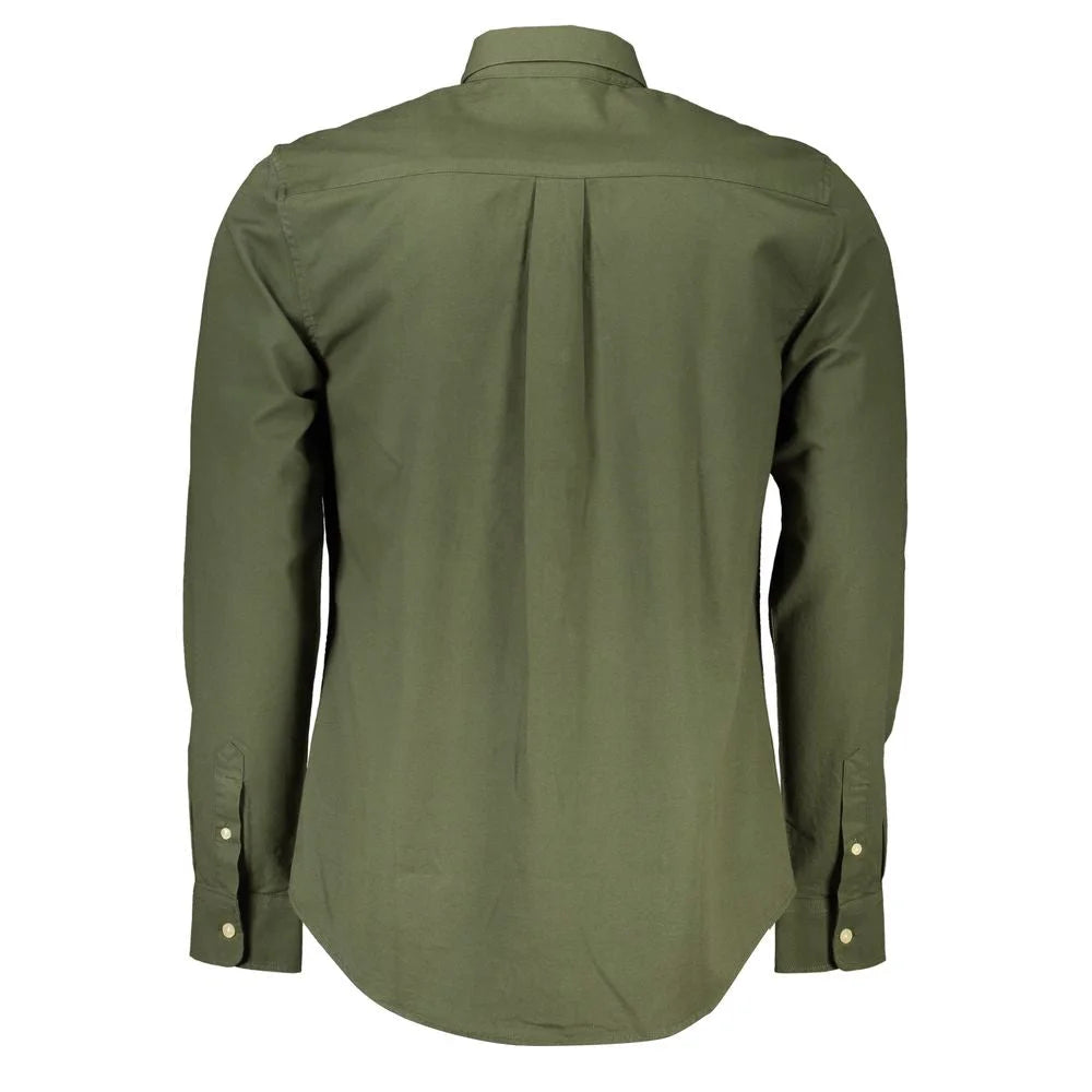 North Sails Green Cotton Men Shirt - Shirts