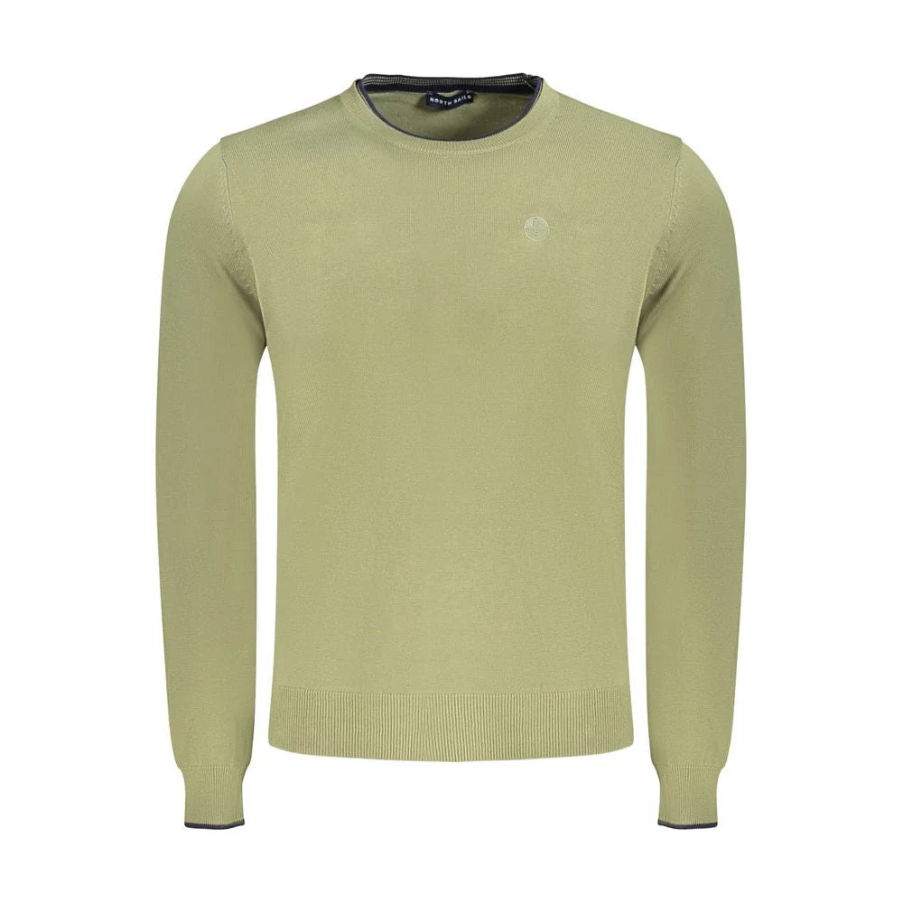 North Sails Green Cotton Men Sweater - Sweaters