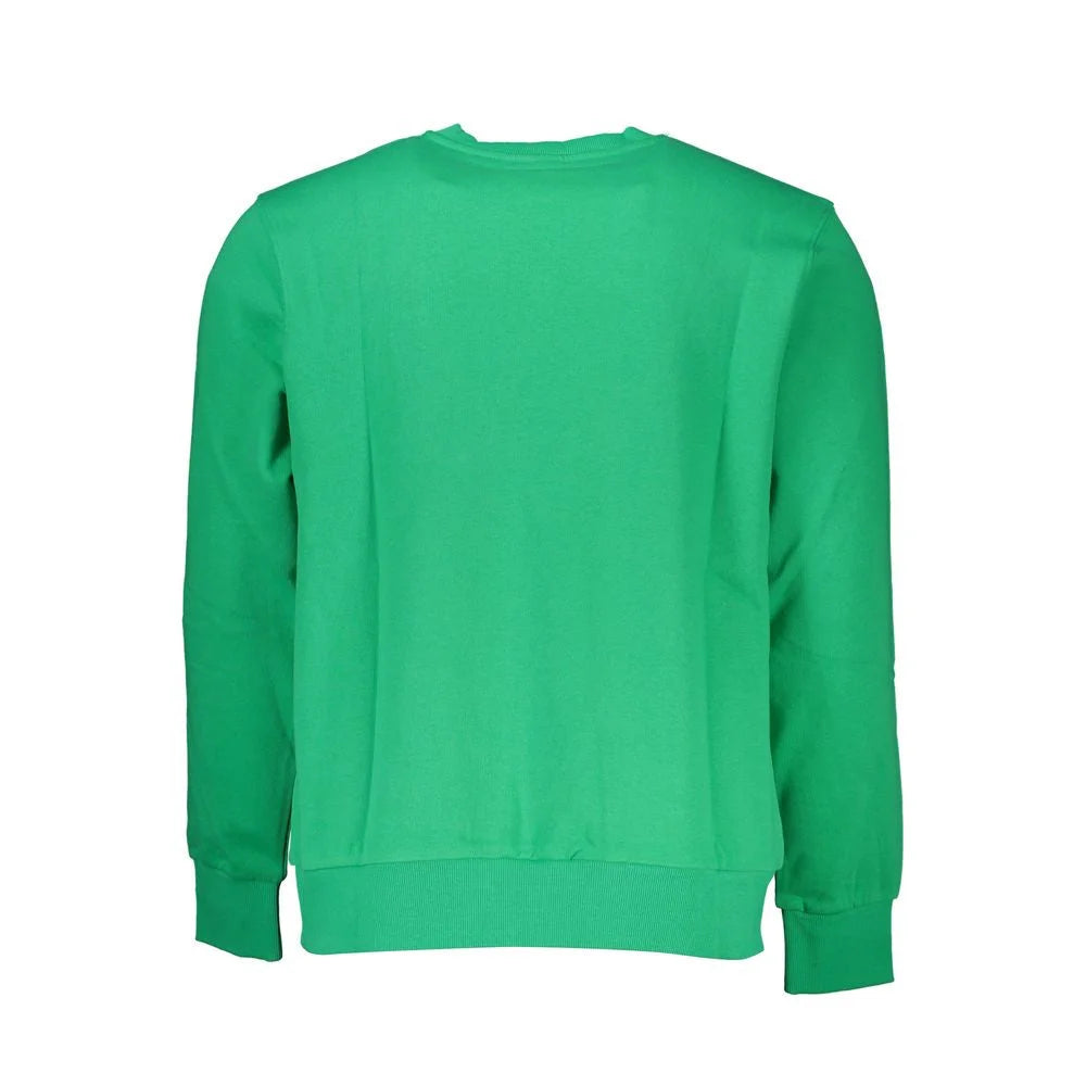 North Sails Green Cotton Men Sweater - Sweatshirts