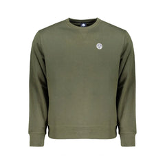 North Sails Green Cotton Men Sweater - XL - Sweatshirts