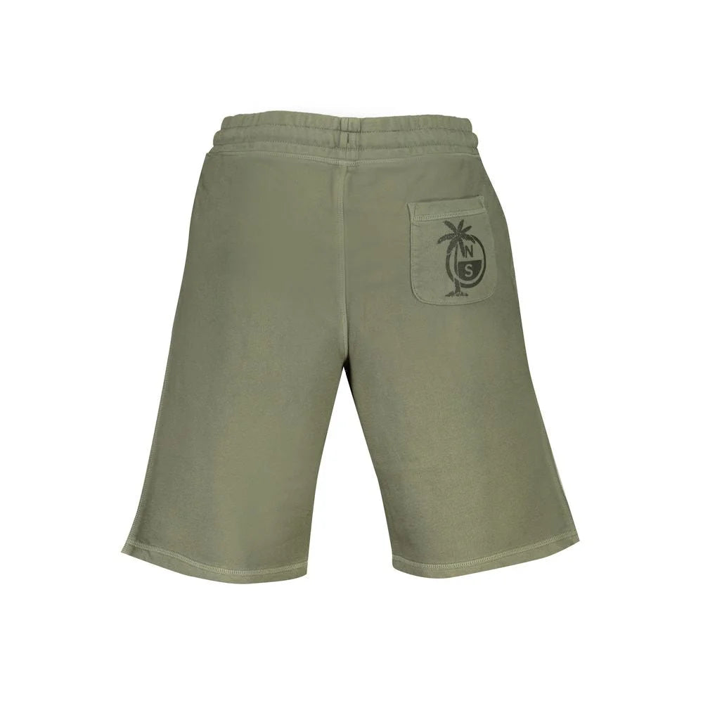 North Sails Green Cotton Pant - XL - Jogger Shorts