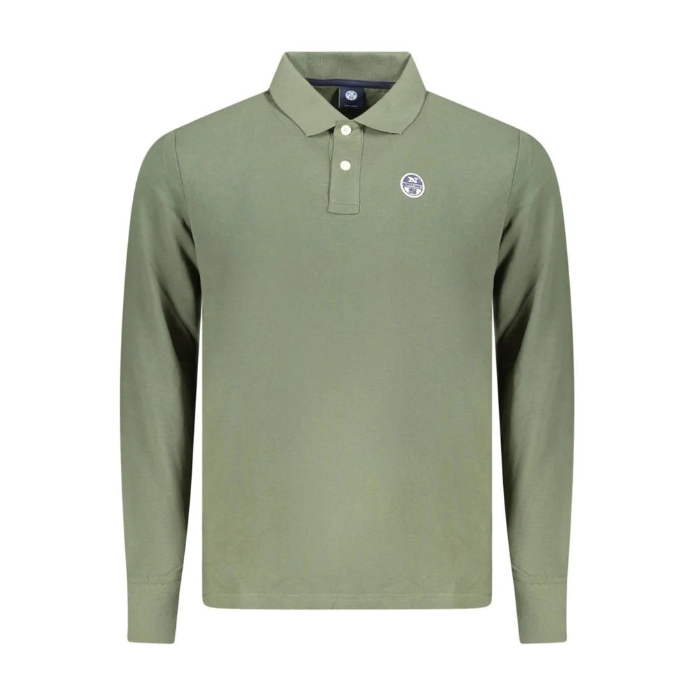 North Sails Green Cotton Polo Shirt - Polos