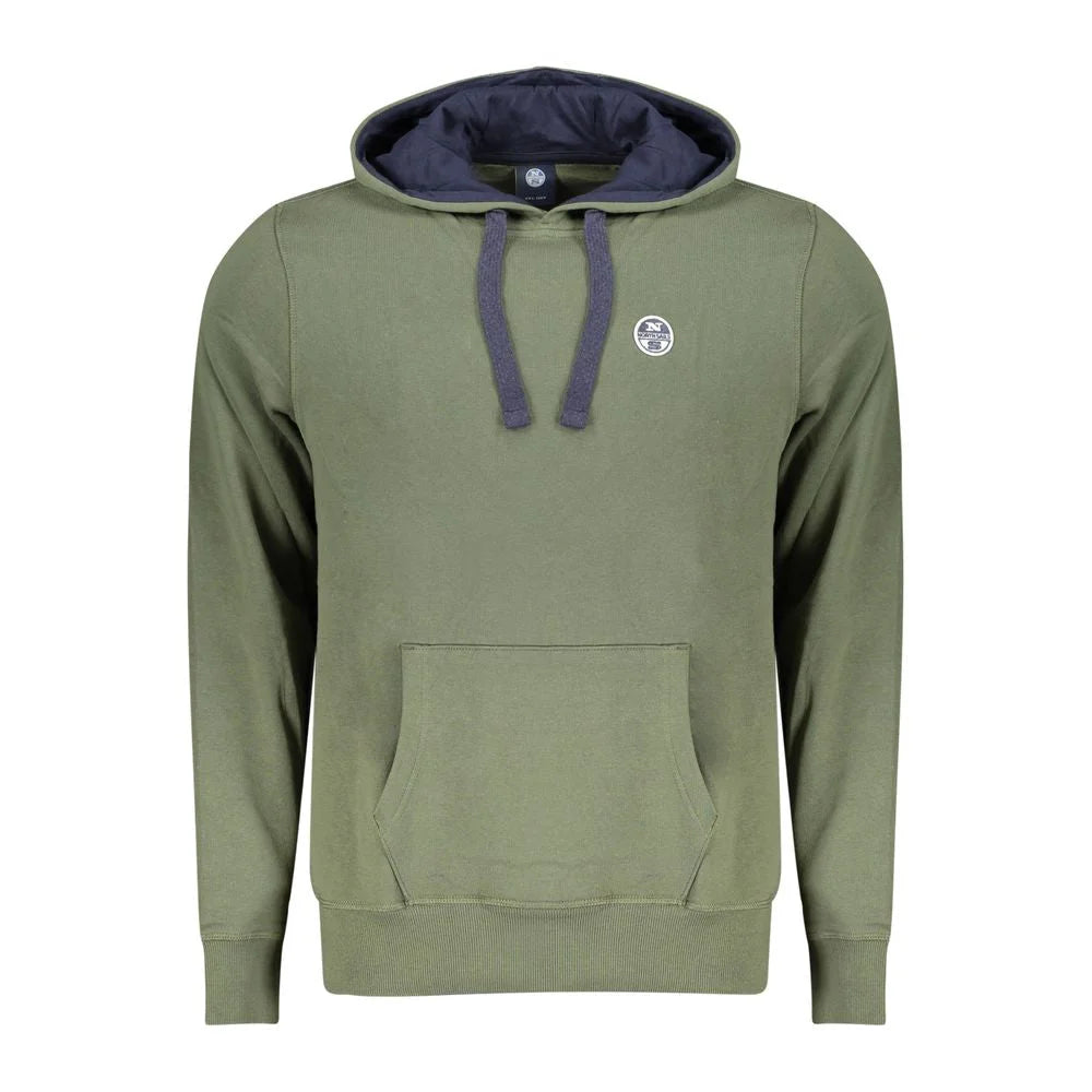 North Sails Green Cotton Sweatshirt - Hoodies