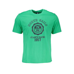 North Sails Green Cotton T-Shirt - T-Shirts