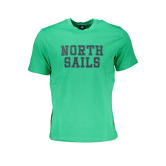 North Sails Green Cotton T-Shirt - T-Shirts