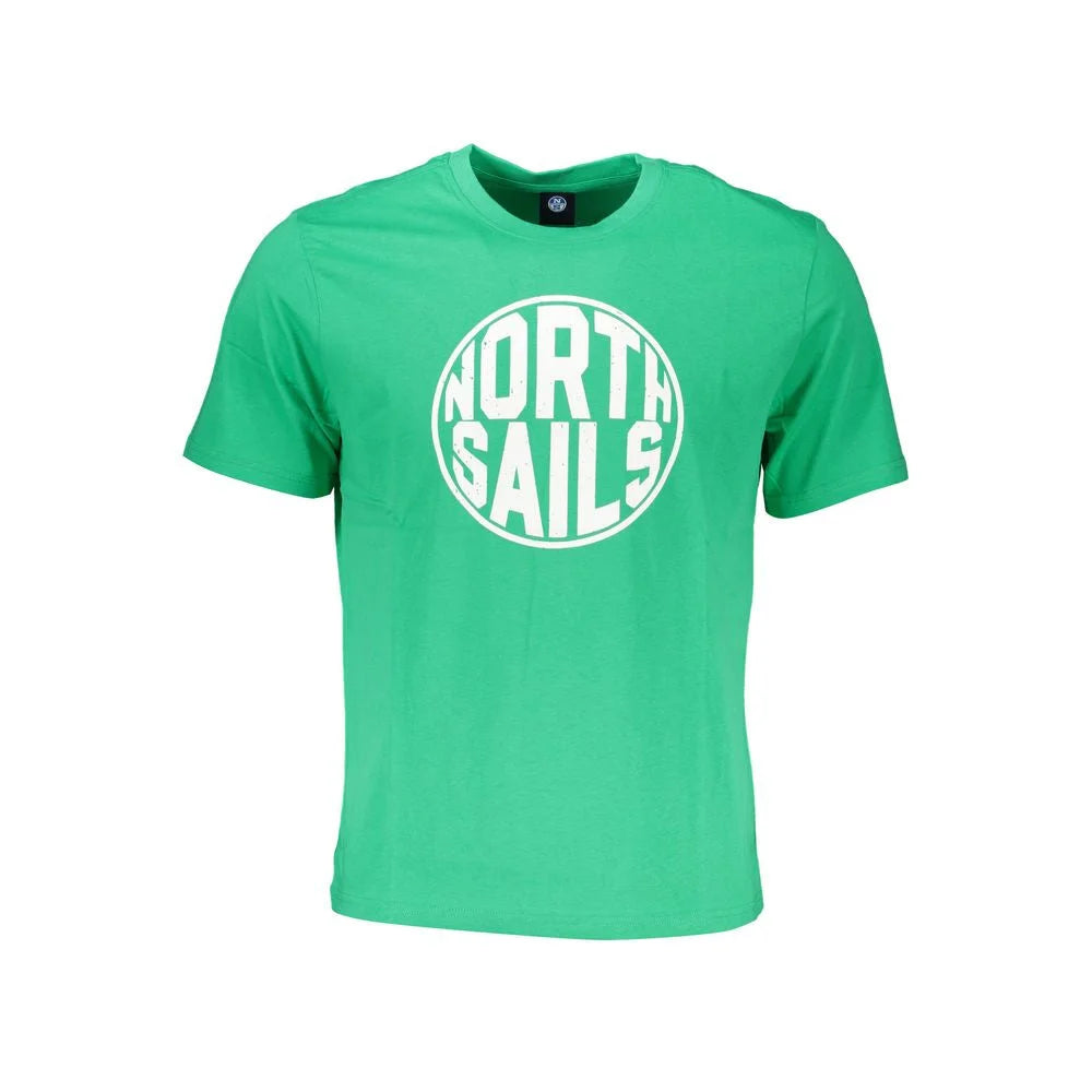 North Sails Green Cotton T-Shirt - T-Shirts