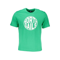 North Sails Green Cotton T-Shirt - T-Shirts