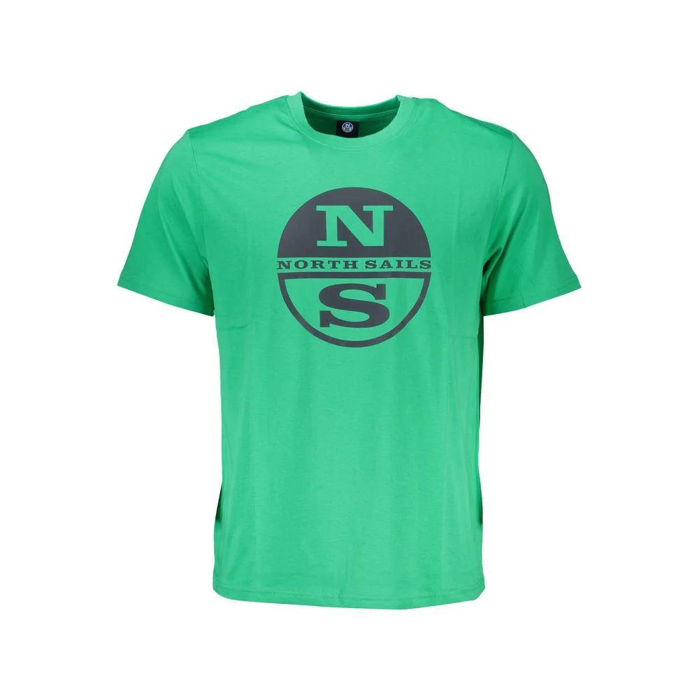 North Sails Green Cotton T-Shirt - T-Shirts