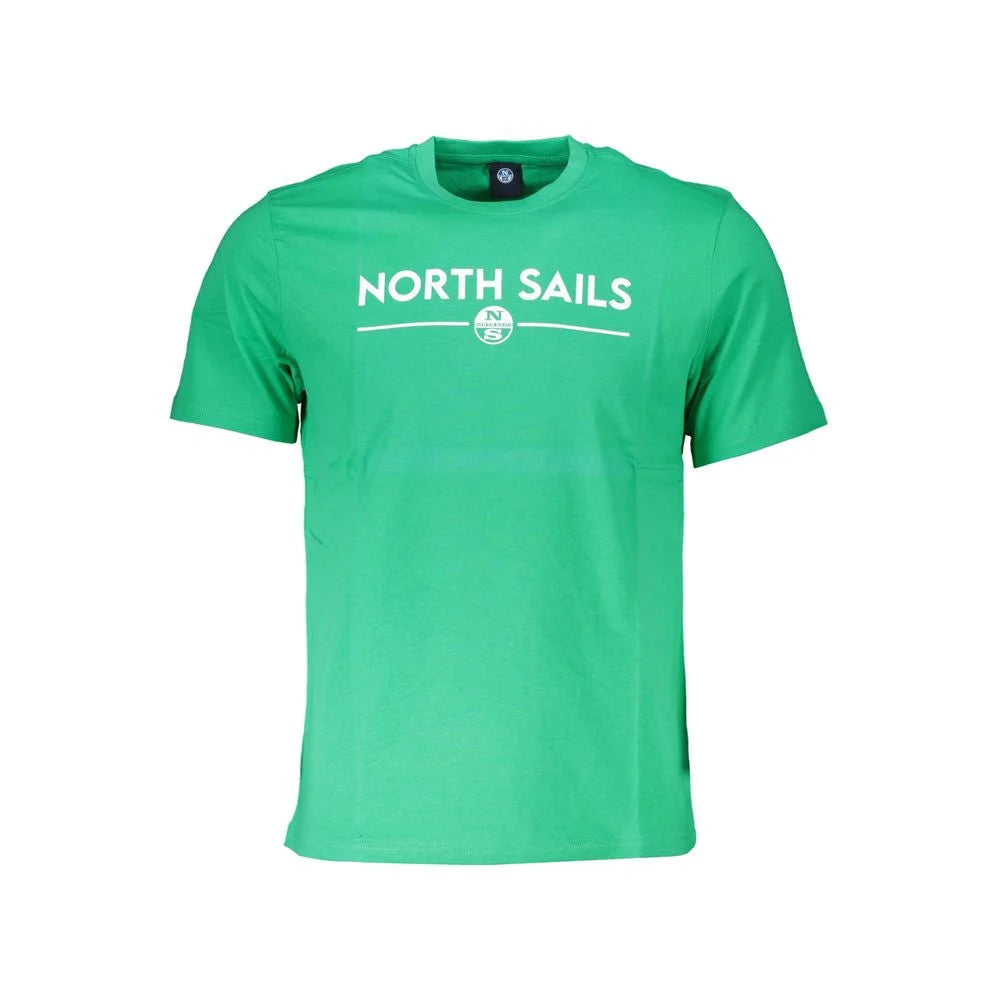North Sails Green Cotton T-Shirt - T-Shirts