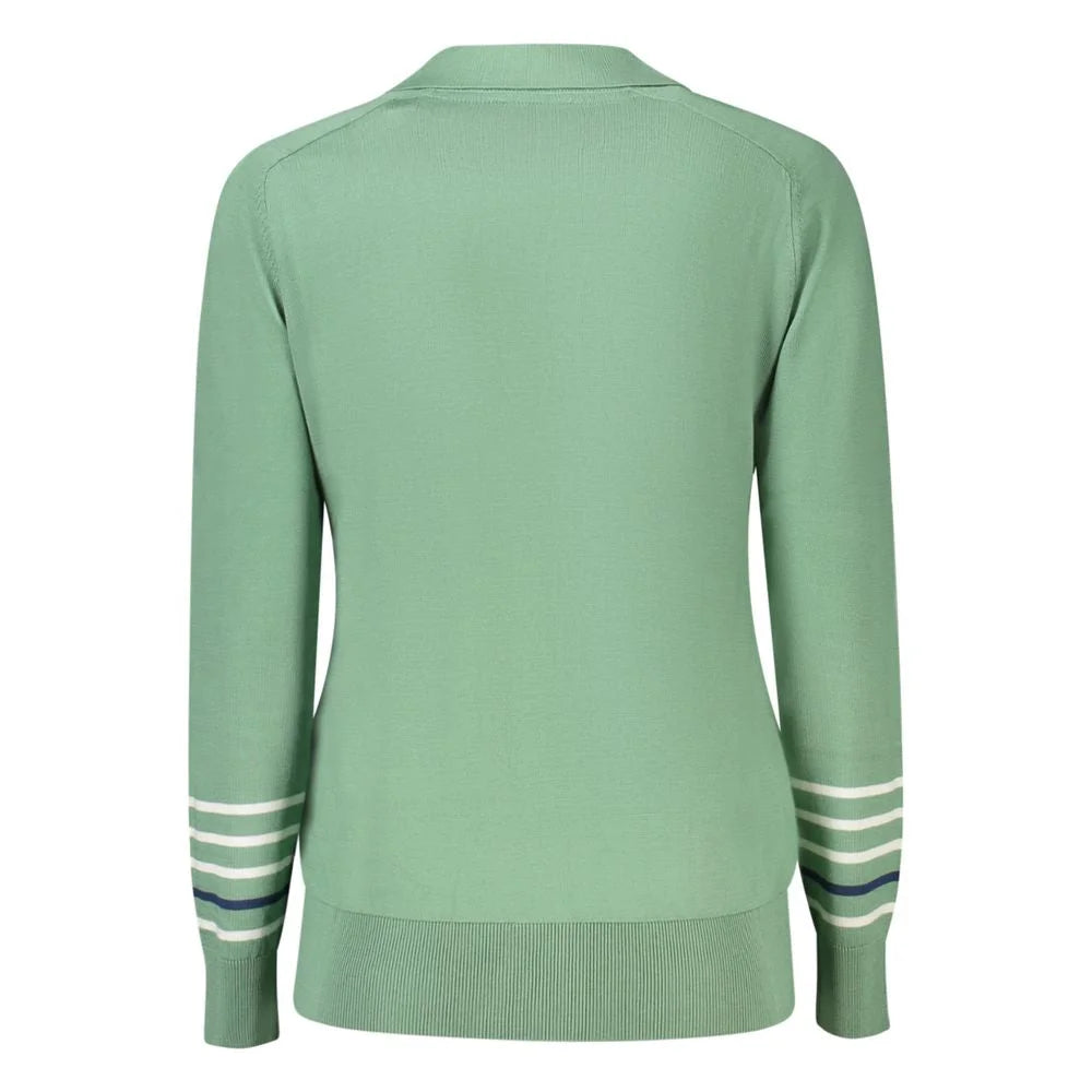 North Sails Green Cotton Women Sweater - Sweaters