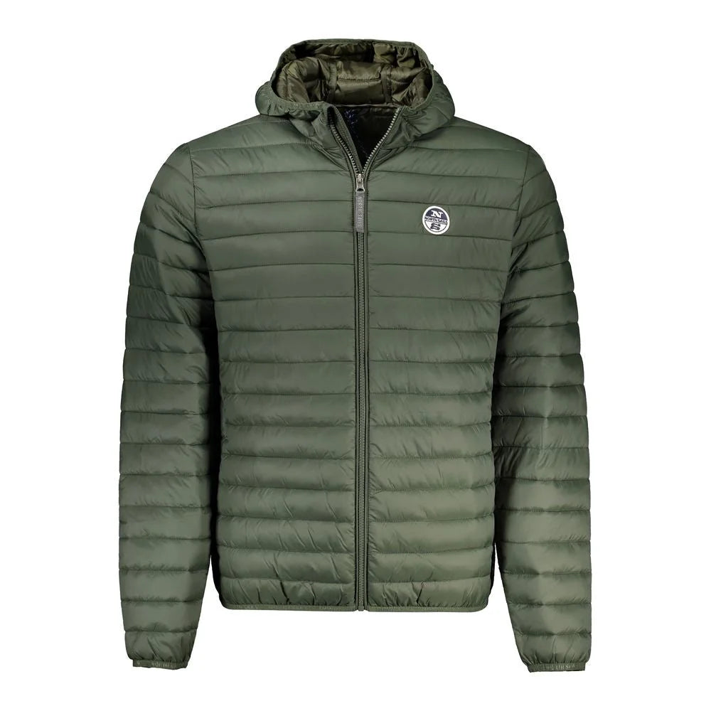 North Sails Green Polyamide Men Jacket - XXL